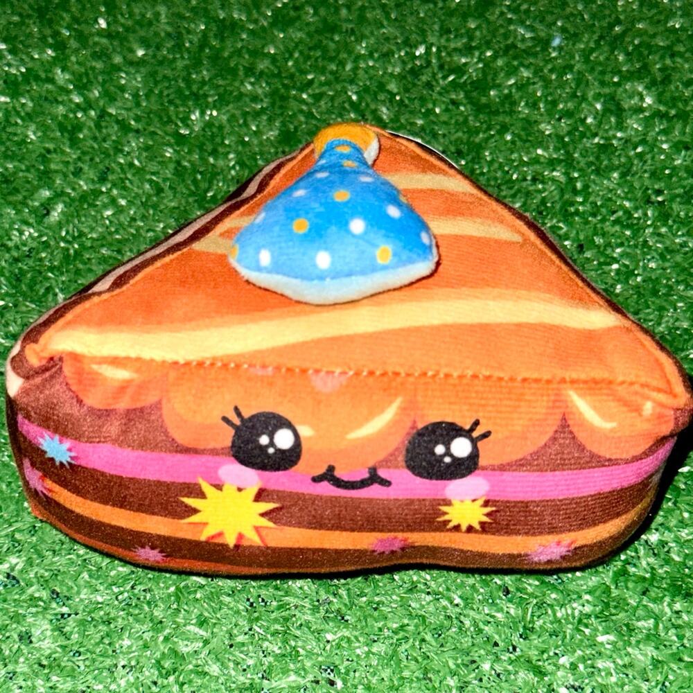 Toy Works Kawaii Sliced Birthday Cake Plush New With Tag